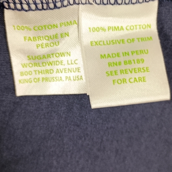 Lilly Pulitzer Brewster Navy Knit Dress with White Border Neckline - Picture 9 of 9